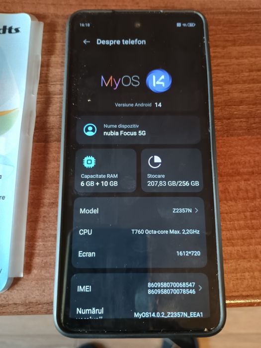 Nubia Focus 5G dual sim