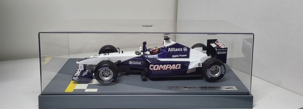 Machetă Williams BMW FW23 2001 Montoya 1/18 HOTWHEELS