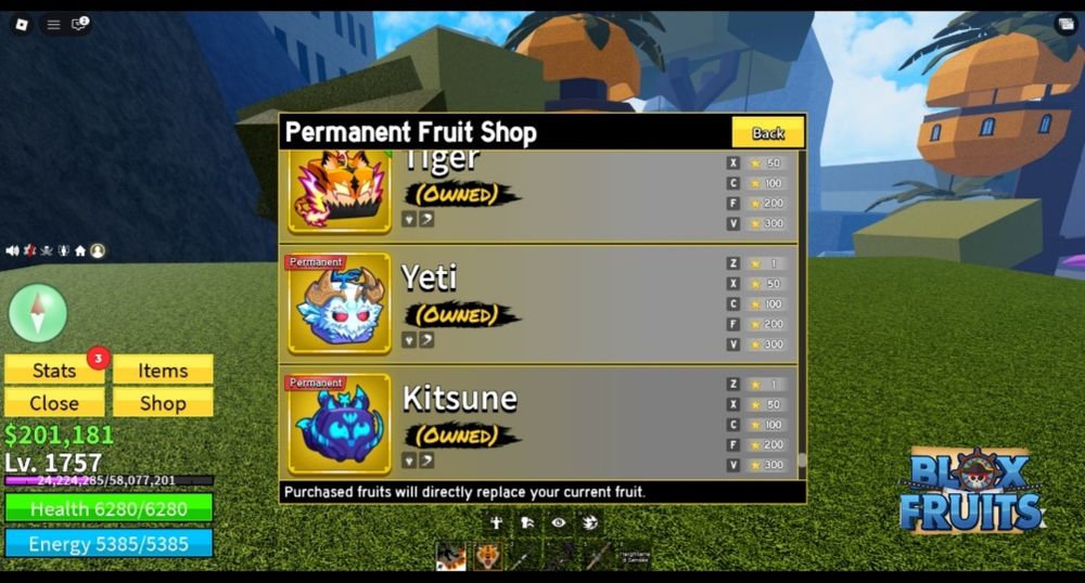 Донатная аккаунт блокс фрукт