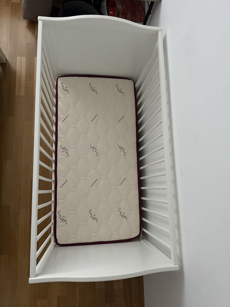 Бебешка кошара SMAGORA + бебешки матрак Pierre Cardin 60x120