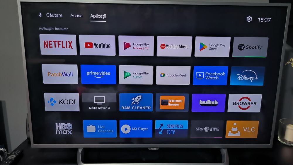TV Ambilight Philips 139cm 55PUS6262 + Android TVBOX XIAOMI