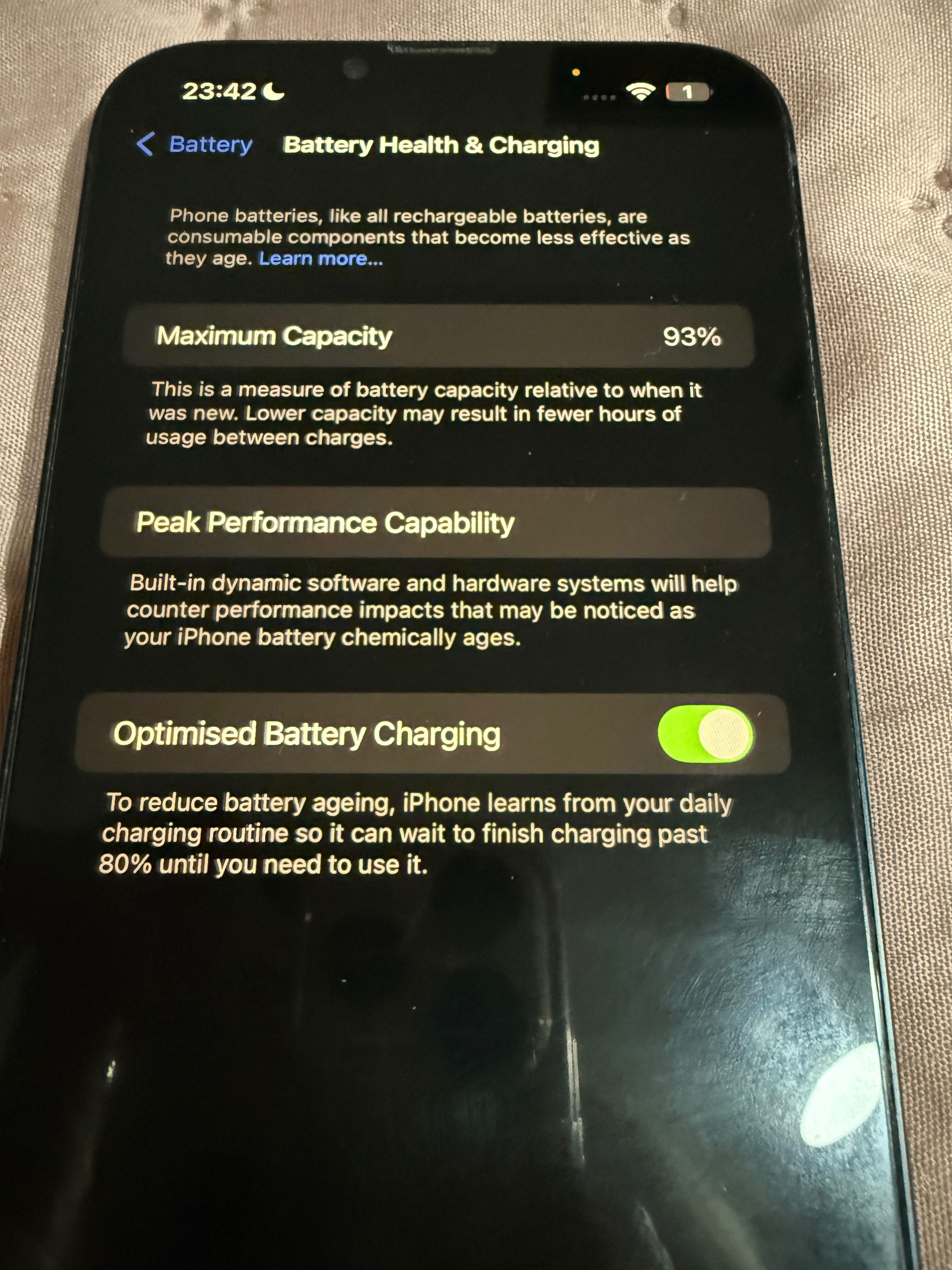 Iphone 14 plus midnight 128gb