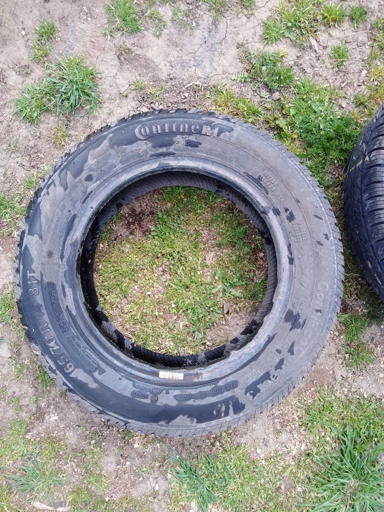 2 anvelope vară, Continental 165/70 R14 81T, Firestone 185/70 R14 88T