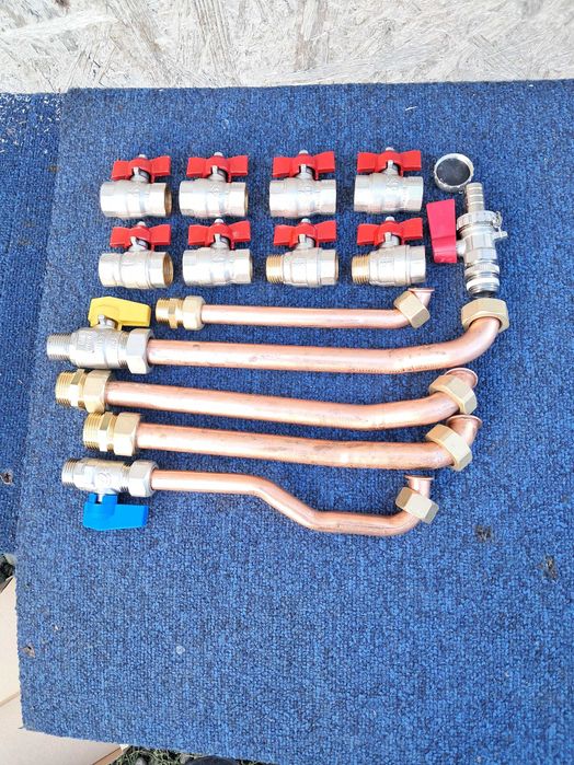 9 robineti Bianchi Italy + kit Cu montaj centrala