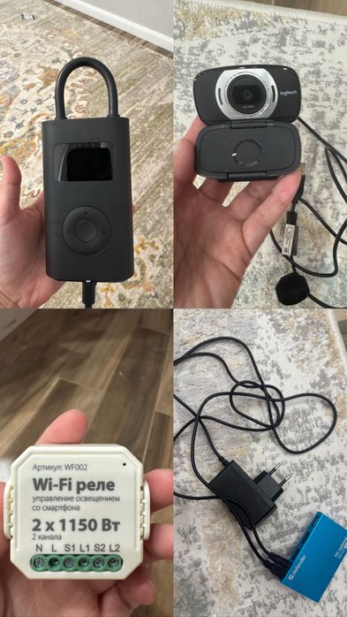 Вебкамера, usb hub, электронный насос