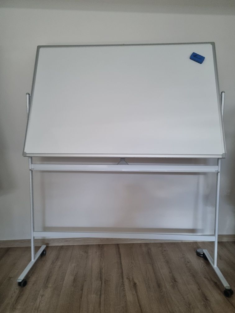 Whiteboard mobil VISUAL Premium inca 8 ani garantie, 100x150 CM