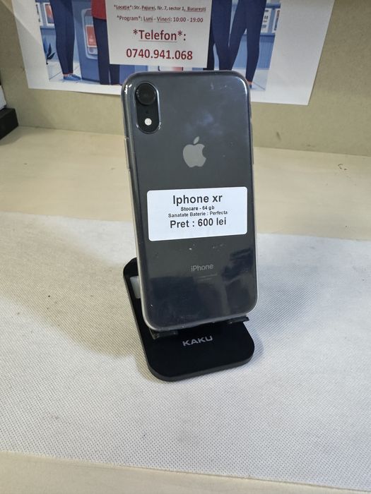Iphone xr / 64 gb / folie sticla cadou