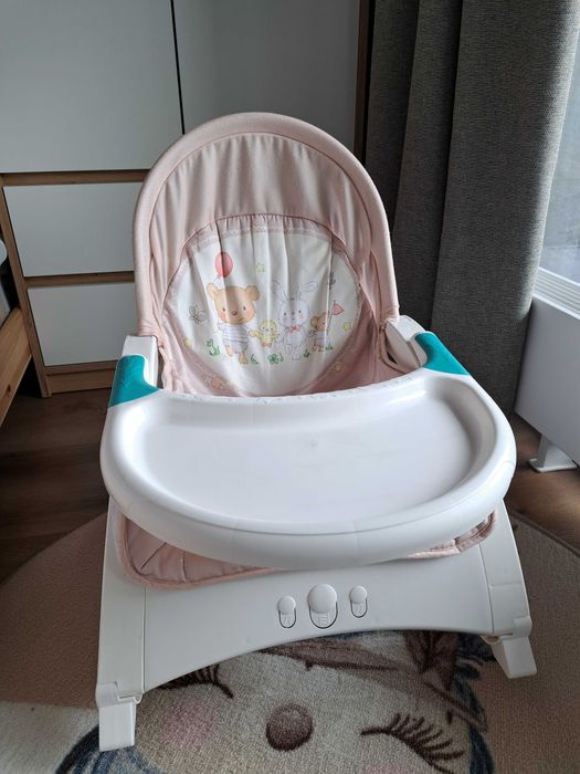 Бебешки шезлонг Lorelli Alex Beige Bear Party