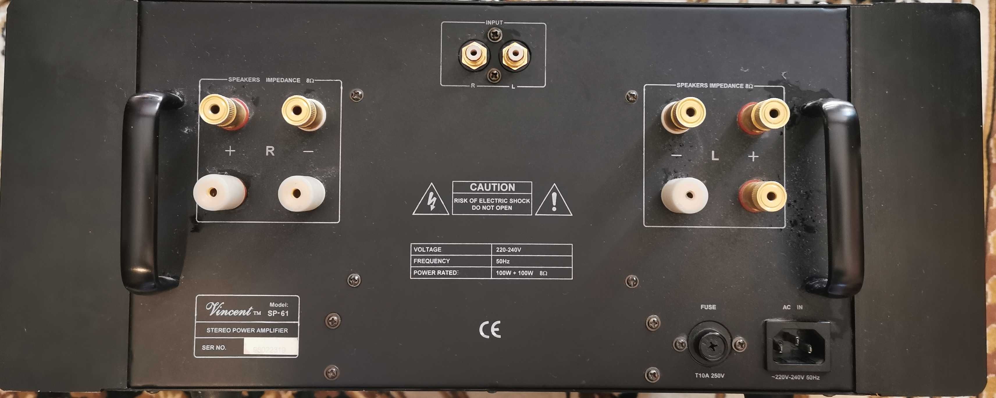 Vincent clasa A Preamplificator SA-11 și Final SP-61