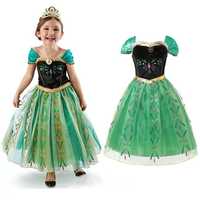 Rochie prințesă Disney Frozen Elsa și Anna, fetite, 3 - 4 ani