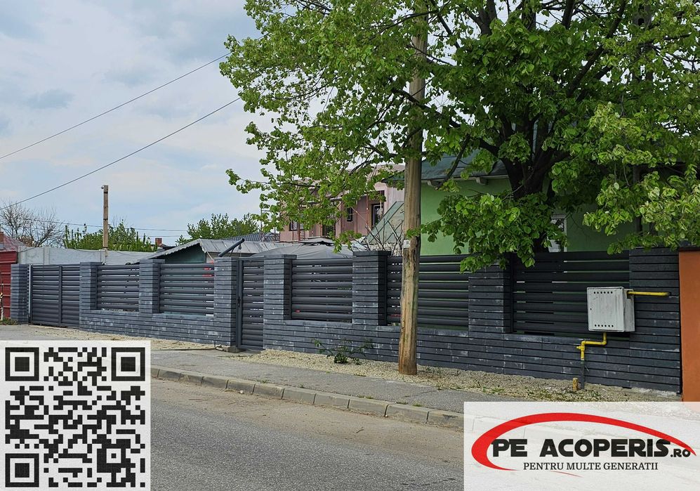 Sipca metalica, montaj atat vertical sau orizontal, orice dimensiune