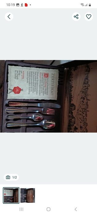 Cadou craciun,set pt 6 persoane marca Solingen Germania