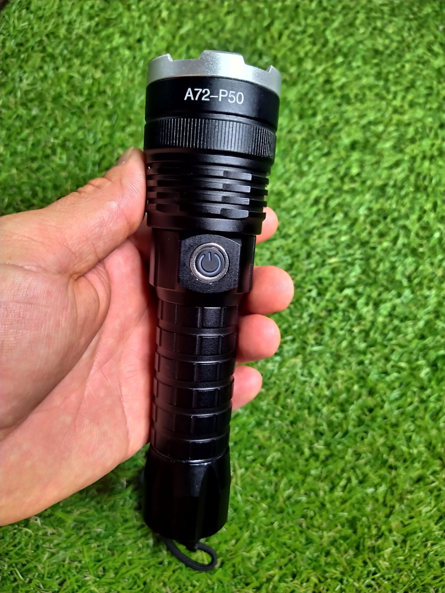 Lanterna Profesionala LED cu zoom telescopic, A72 XHP50.2  USB, 20W