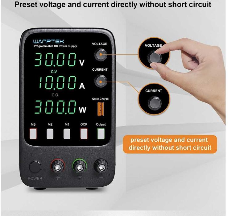 Sursa laborator de curent continuu programabila 30V 10A 300W