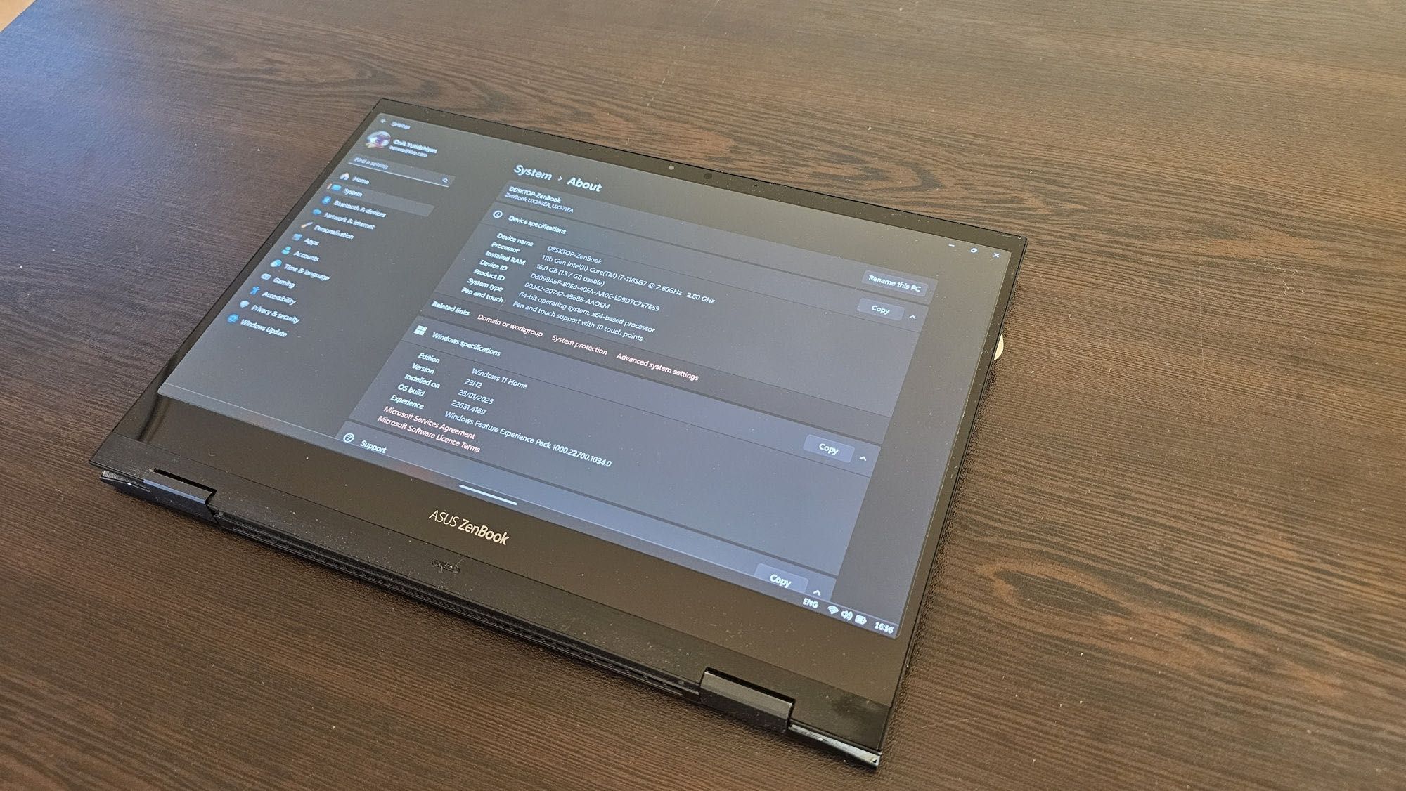 Asus zenbook flip