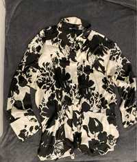 Риза Zara в черно и бяло