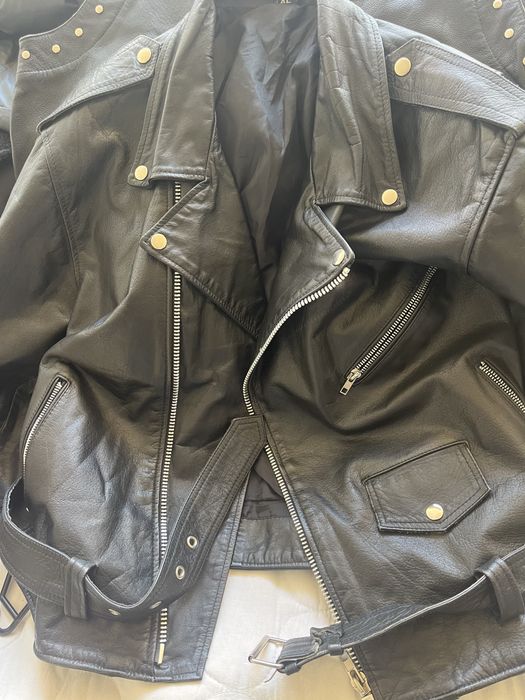 Geaca piele , model clasic
