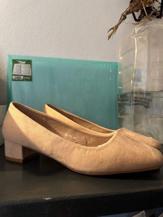 Pantofi Piele Intoarsa