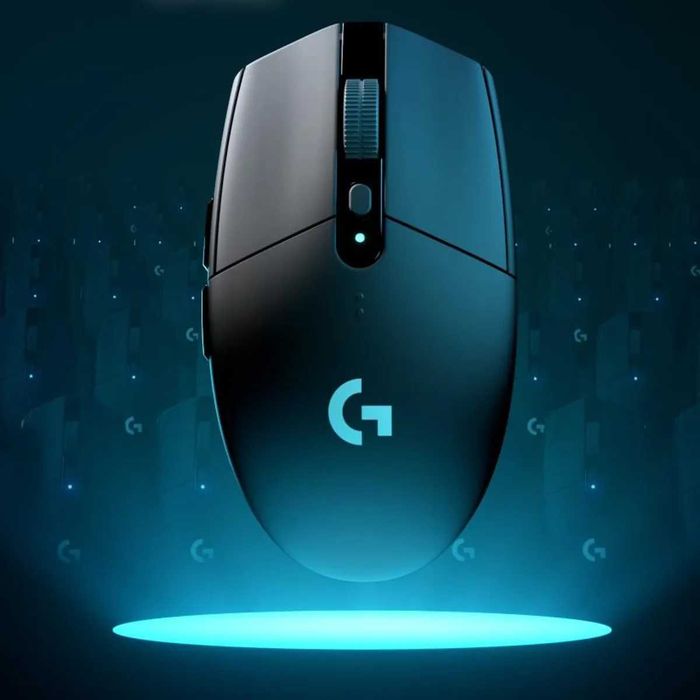 Logitech, G305, Wireless, Lightspeed, 200 - 12000 dpi, Черен/Бял