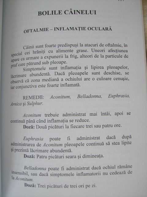 Homeopatie veterinara