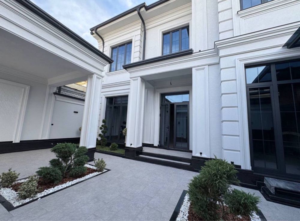 Продается евро коттедж махалля Амира Темура 2.3 сотки коробка