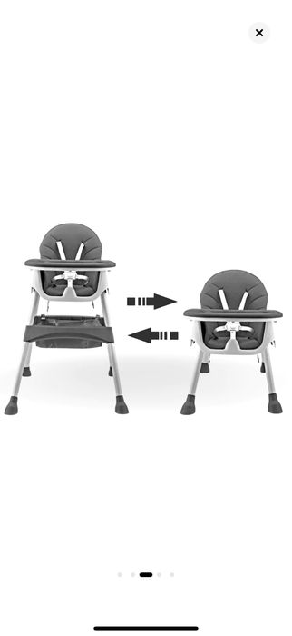 Scaun de Masa Pliabil 4 in 1 KinderVibe™
