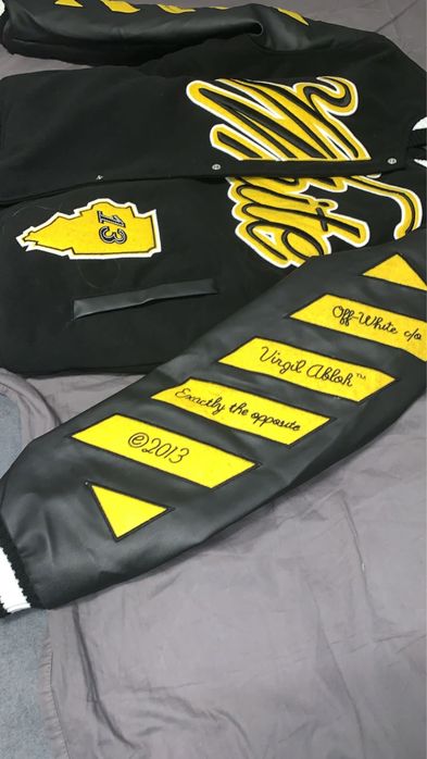 Off white Leather Jacket