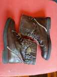 Bocanci din piele maro vintage