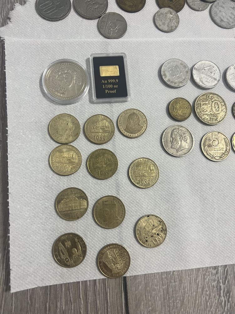 Vand monezi vechi romanesti si europene pentru colectionari