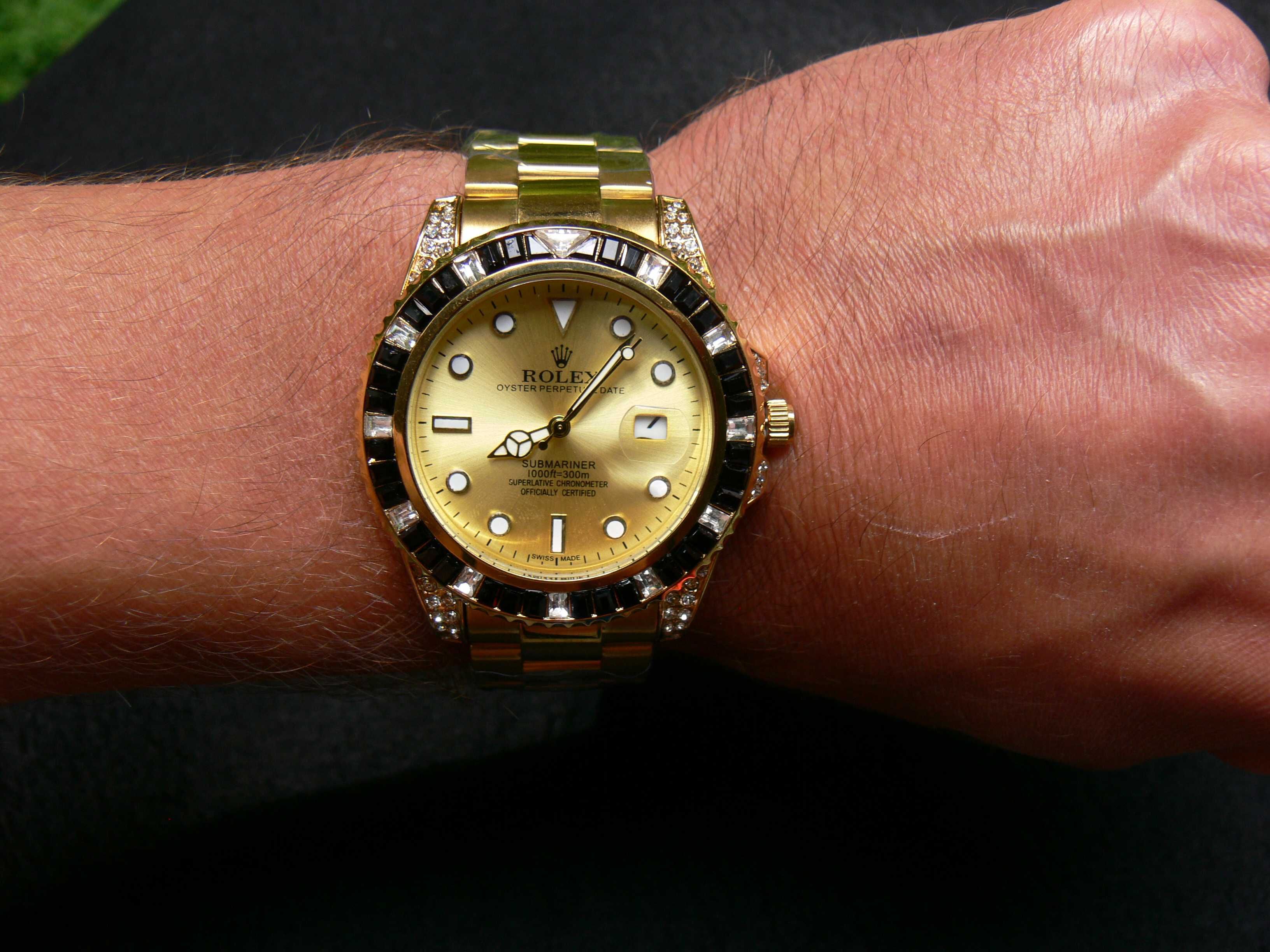 Ceas ROLEX SUBMARINER Gold&Diamonds - seiko swatch tissot  SUPERB