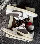Adidasi Nike Air Jordan 1 Retro Travis Scott REverse Mocha - SALES