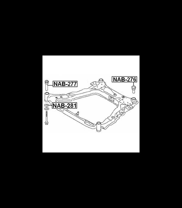 Bucsa NOUA cadru motor fata punte Renault Koleos Nissan Qashqai