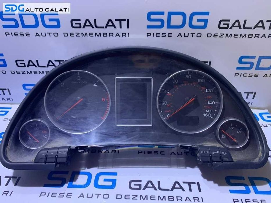 Ceas Ceasuri Bord cu Maxidot Audi A4 B6 2001 - 2005 Cod 8E0920950J 8E0920950JX 0263626037