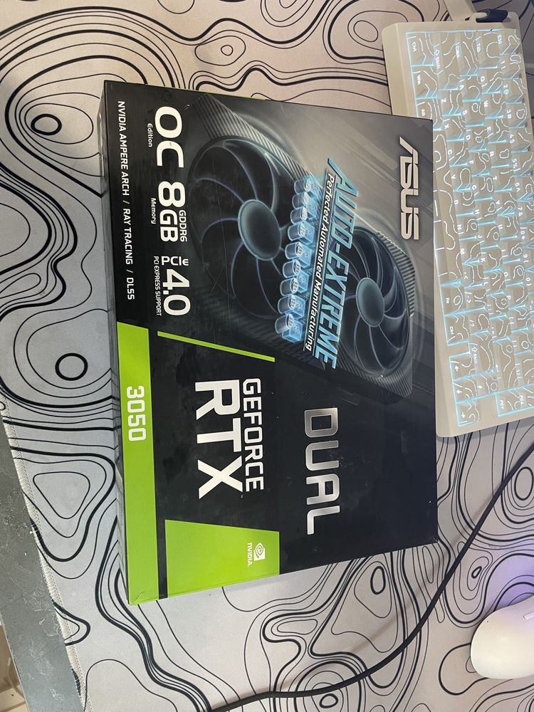 Видеокарта ASUS Dual GeForce RTX™ 3050 V2 OC Edition 8GB GDDR6, 128bit