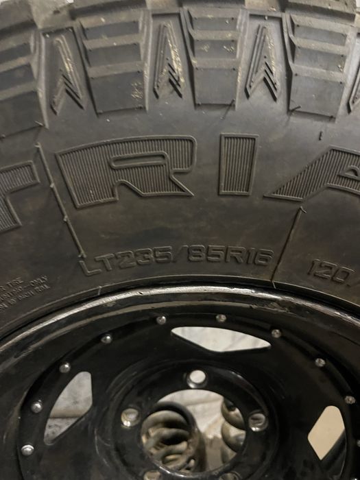 Минусови джанти 5x139.7 и офроуд гуми 235/85/16