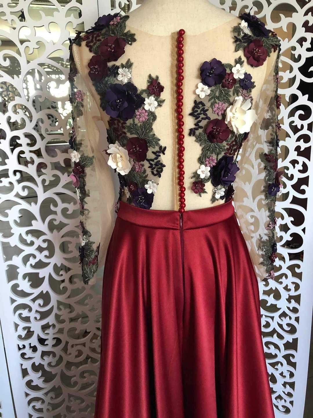 Rochie de ocazie/nașă facuta la comandă, poze reale