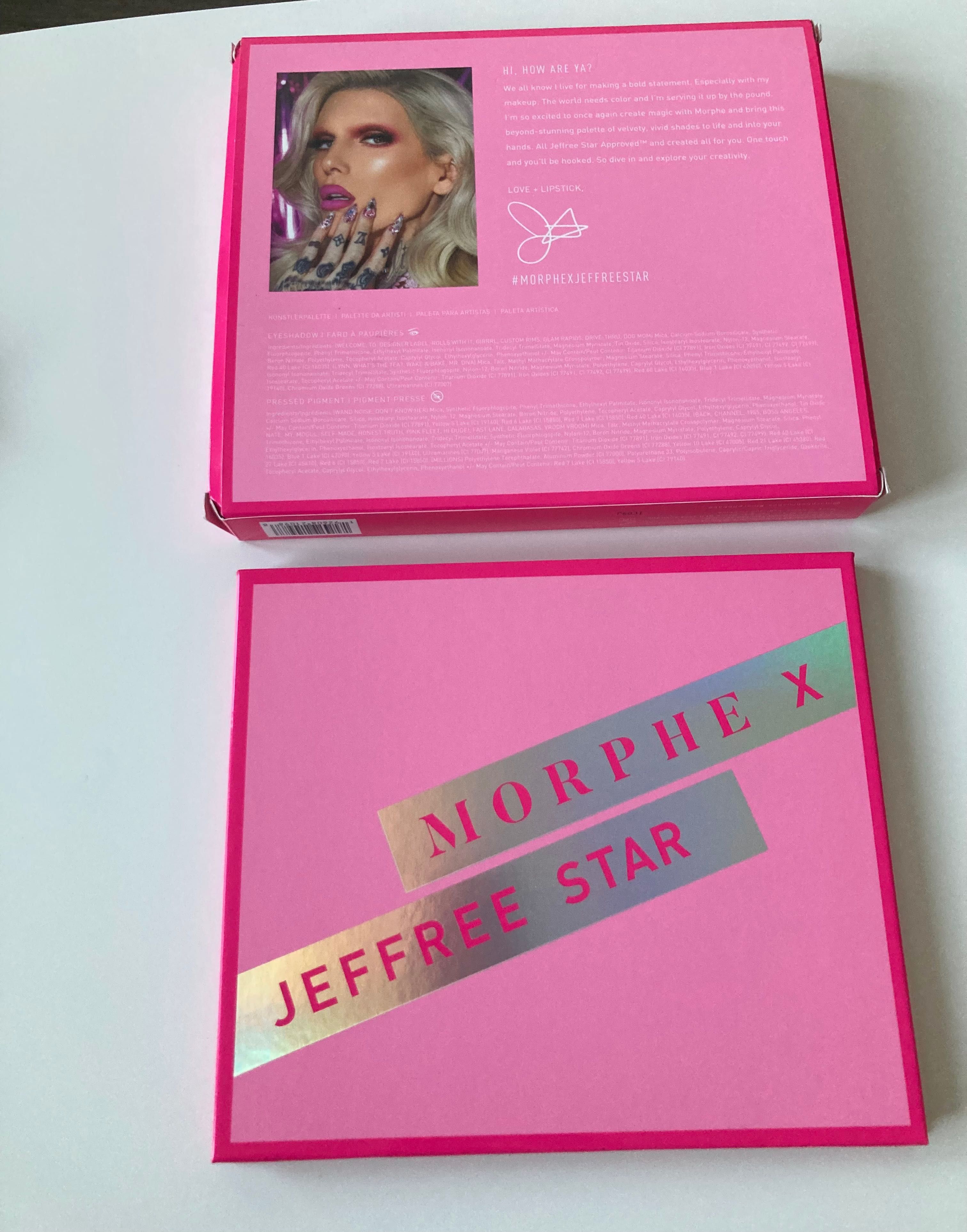 Лимитирана Jeffree Star x Morphe Artistry палитра