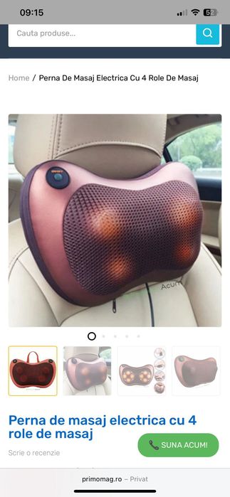 Se vinde perna de masaj electrică cu 4 role de masaj.