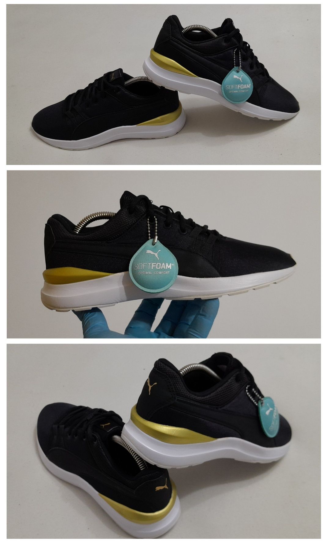 Adidași noi sport Puma Adela Soft Foam+ Negrii, nr 39 EU lady