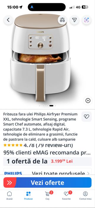 Airfryer Philips Premium XXL