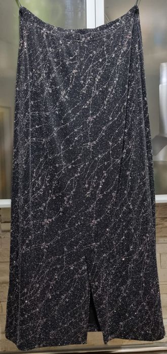 Rochie 42,satin,voal,perlute,Sandale satin 40,Bolerou perle si paiete