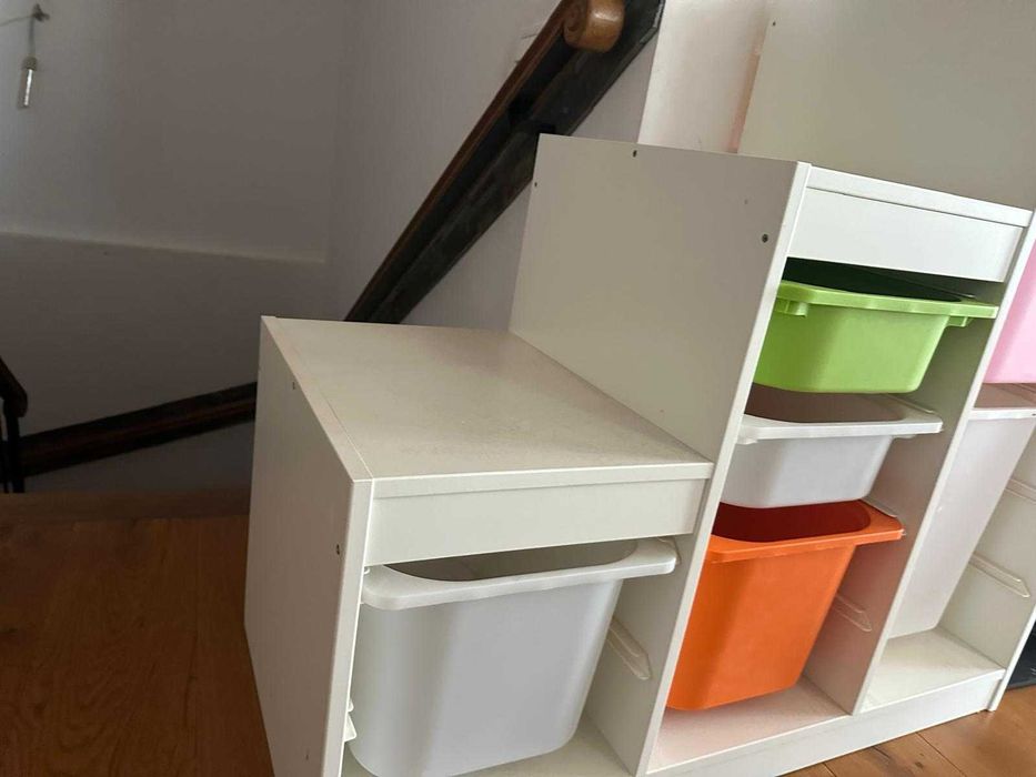 TROFAST
Ansamblu depozitare+cutii