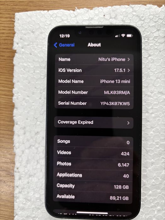 Iphone 13 mini 128GB 82%