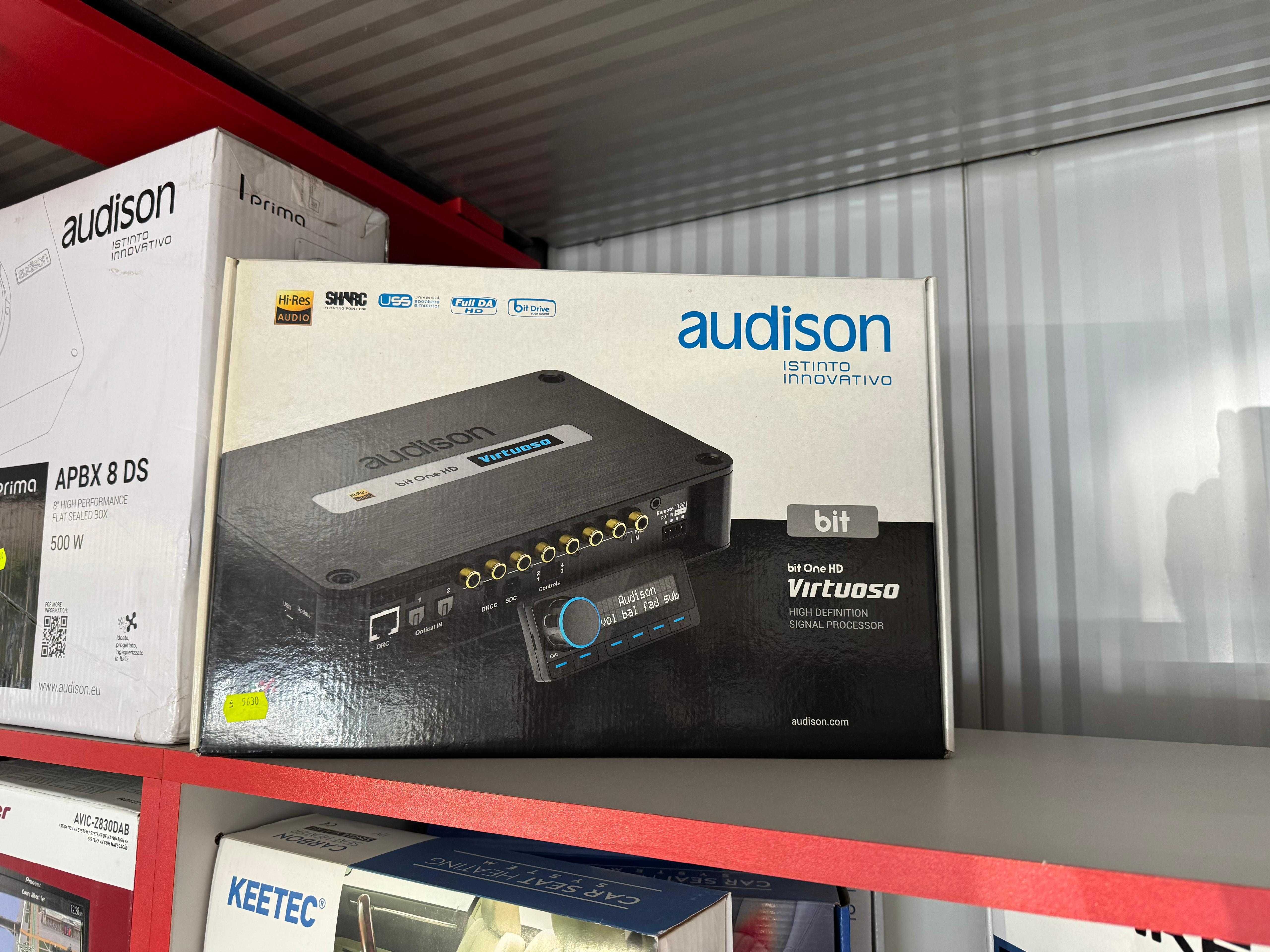 Procesor de sunet auto Audison Bit One HD Virtuoso, 12 canale + DSP