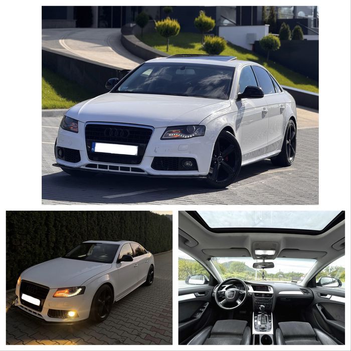 Audi a4 b8 - 3x s line - trapa - full led - automat - full option