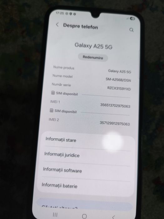 Samsung A 25 5G 8/256 GB