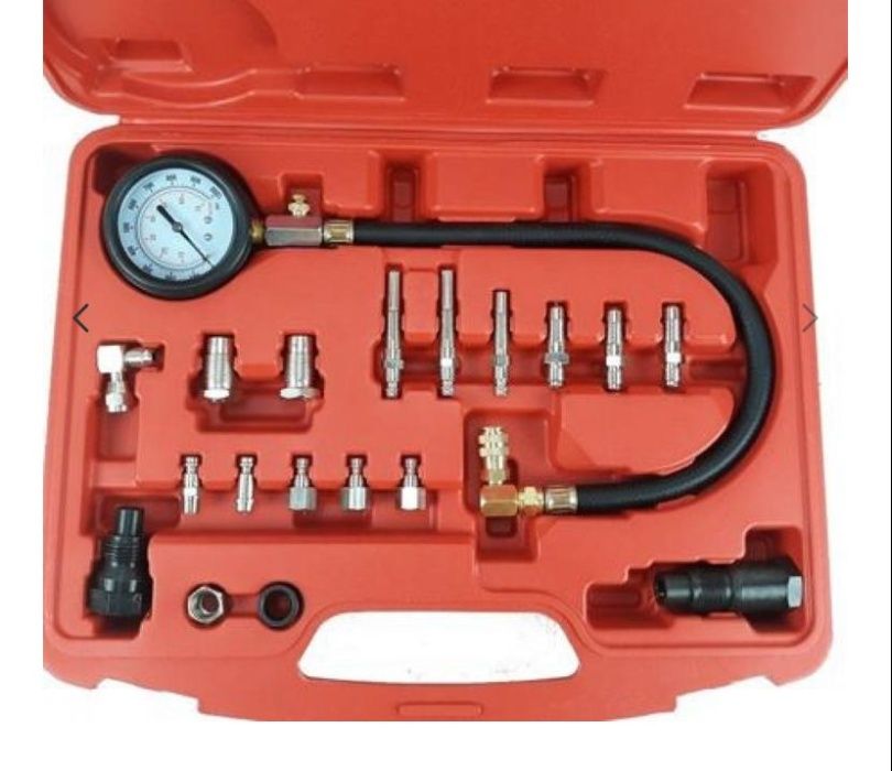 Tester/test Compresie motoare diesel 70 bar 19 piese 16 adaptori