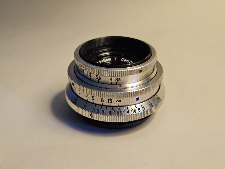 Obiectiv Carl Zeiss Jenna Tessar 50mm F3.5 - M42
