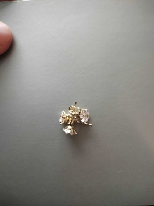 Set pandantiv și cercei cu închidere fluturaș