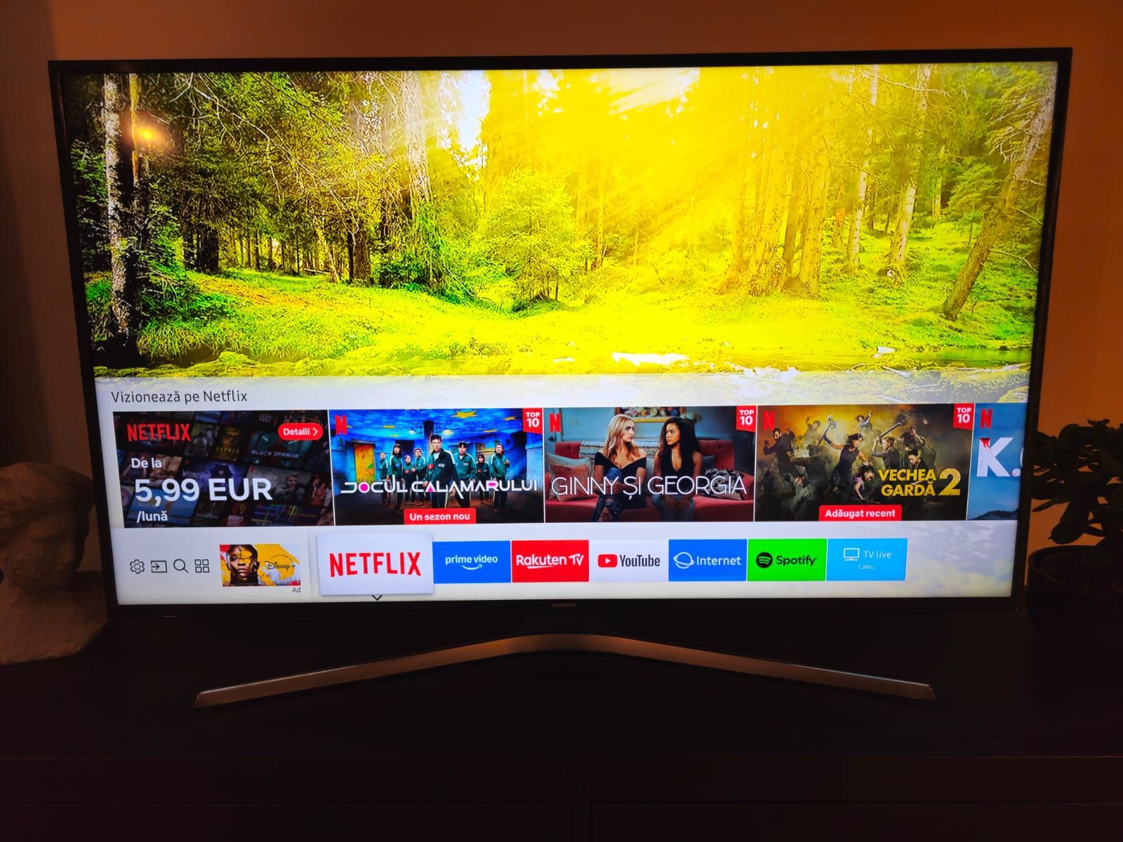 TV LED SAMSUNG, Smart Ultra HD, 125cm, Tizen, Clasa A